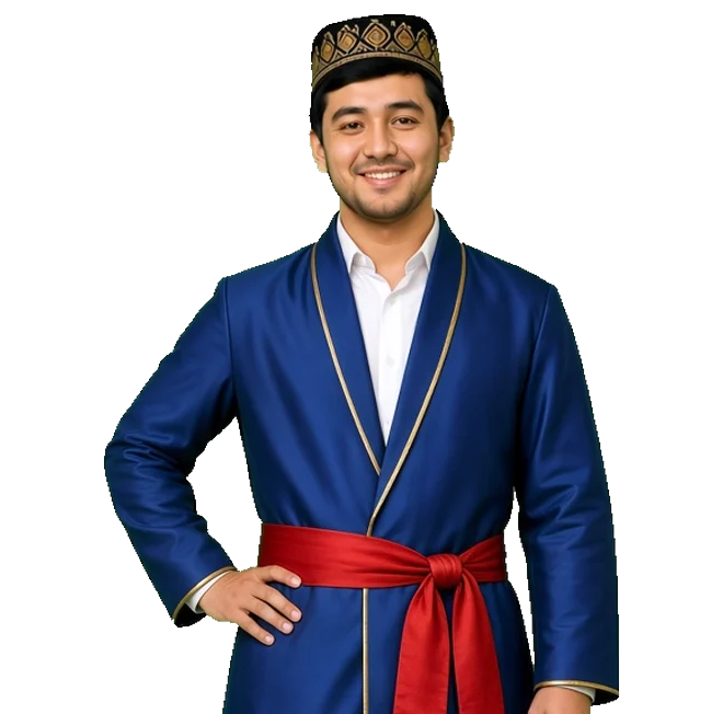 Zaim UZ maskoti ishonch bilan turibdi